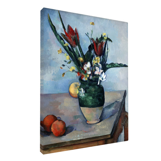 Paul Cézanne - Vase of Tulips fine art Giclée canvas print, gallery wrapped and ready to hang