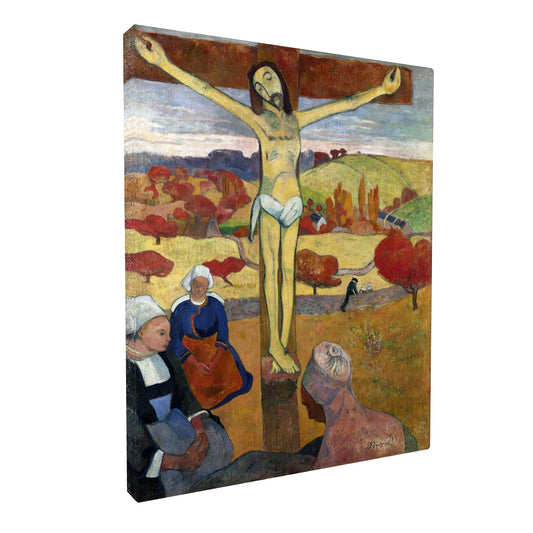 Paul Gauguin - The Yellow Christ fine art Giclée canvas print, gallery wrapped and ready to hang