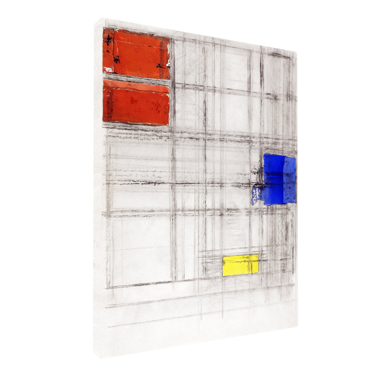 Piet Mondrian - Study for a Composition fine art Giclée canvas print, gallery wrapped and ready to hang