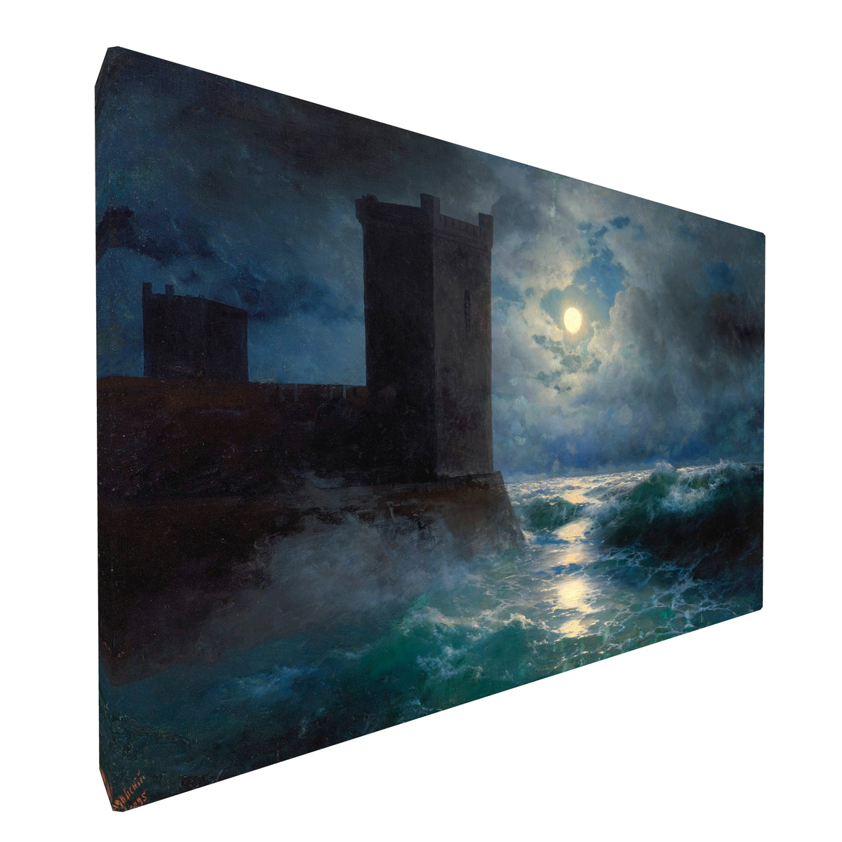 Ivan Aivazovsky - Black Sea fine art Giclée canvas print, gallery wrapped and ready to hang