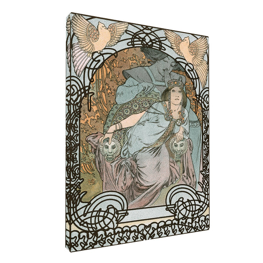 Alphonse Mucha - –Ilsee Princesse fine art Giclée canvas print, gallery wrapped and ready to hang