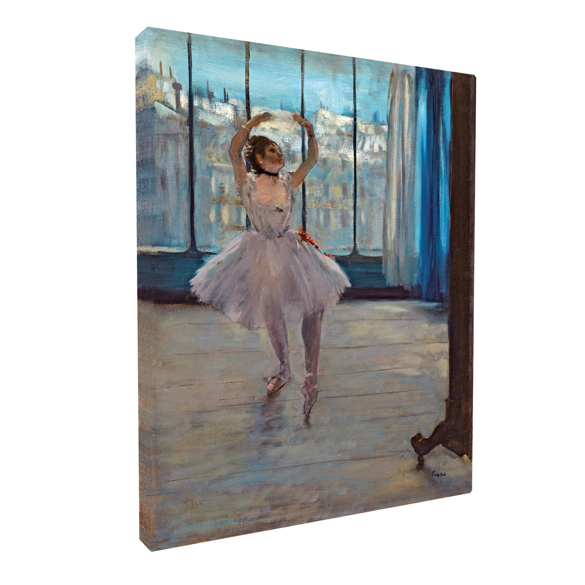 Edgar Degas - Dancer Posing fine art Giclée canvas print, gallery wrapped and ready to hang