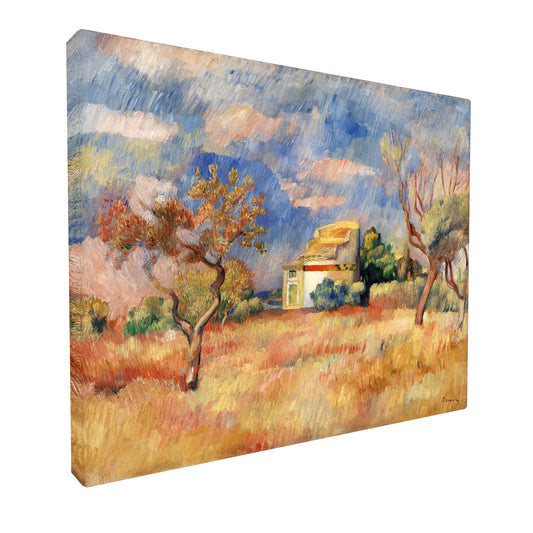 Pierre-Auguste Renoir - The Dovecote at Bellevue fine art Giclée canvas print, gallery wrapped and ready to hang
