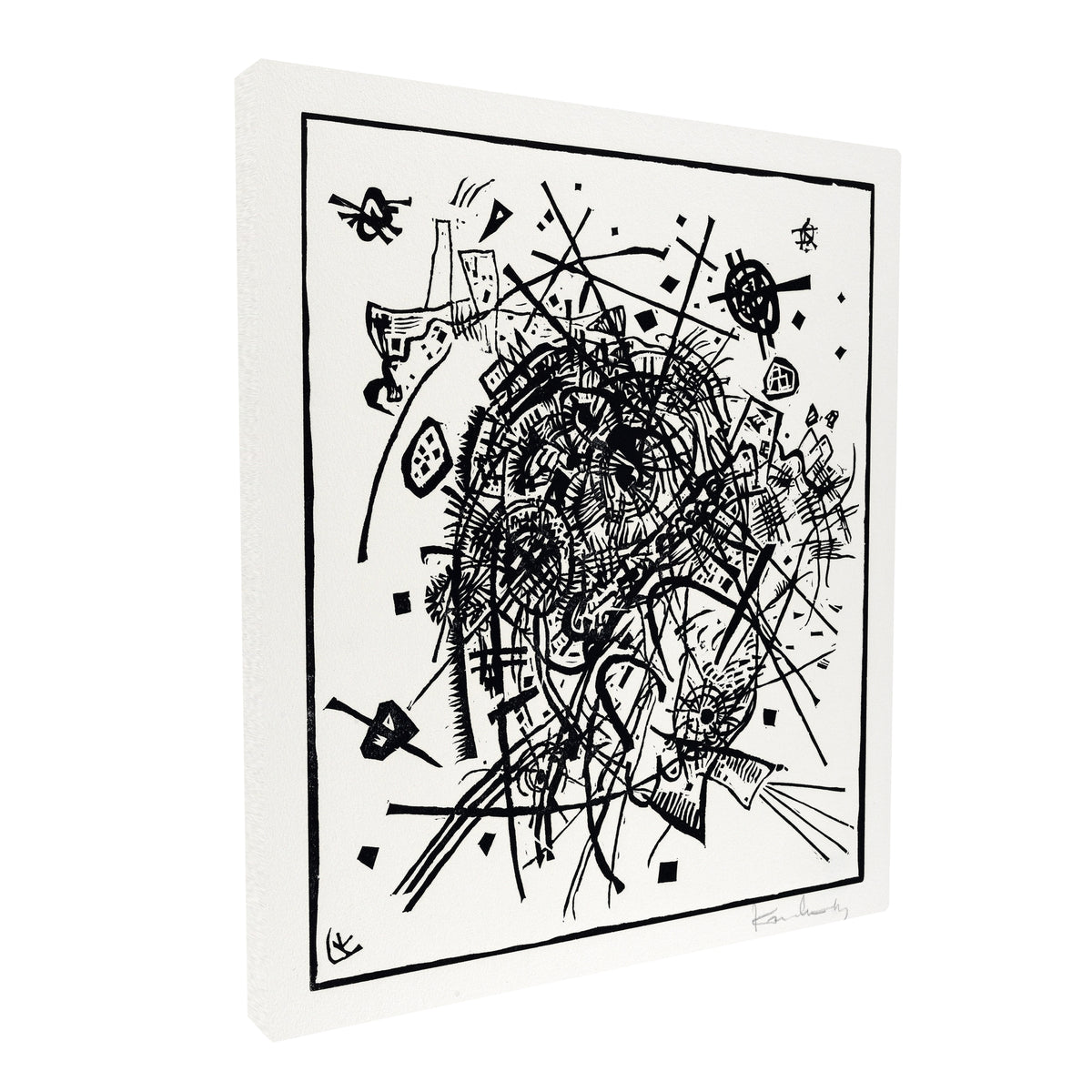 Wassily Kandinsky - Small Worlds VIII fine art Giclée canvas print, gallery wrapped and ready to hang