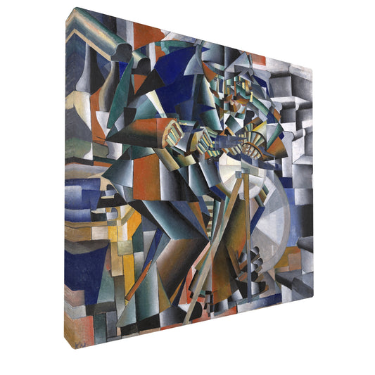 Kazimir Malevich - The Knife Grinder fine art Giclée canvas print, gallery wrapped and ready to hang