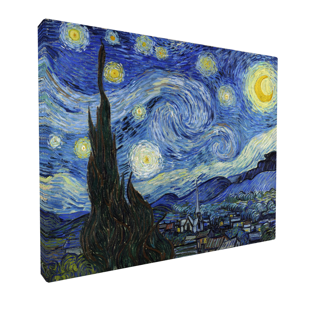 Vincent van Gogh - Starry Night fine art Giclée canvas print, gallery wrapped and ready to hang