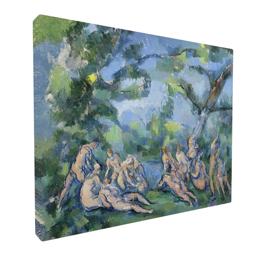 Paul Cézanne - The Bathers fine art Giclée canvas print, gallery wrapped and ready to hang