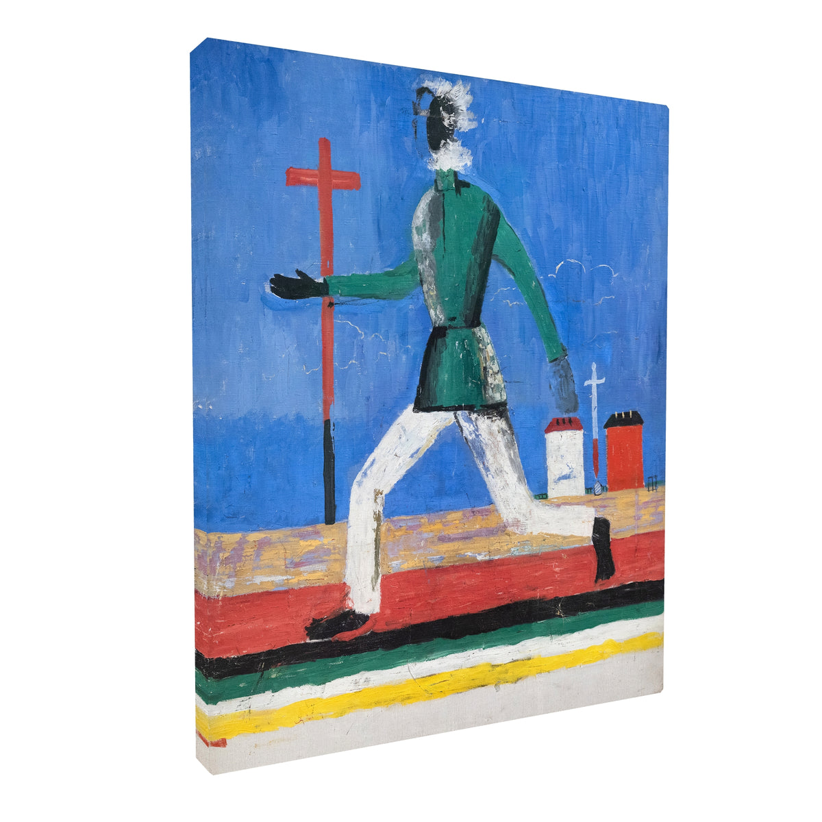 Kazimir Malevich - Running Man fine art Giclée canvas print, gallery wrapped and ready to hang