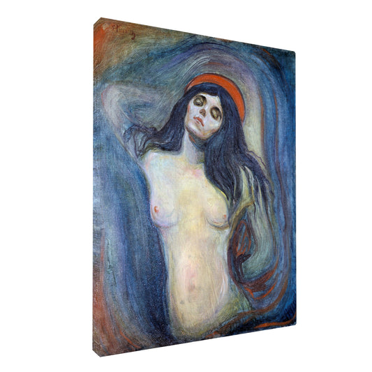 Edvard Munch - Madonna fine art Giclée canvas print, gallery wrapped and ready to hang
