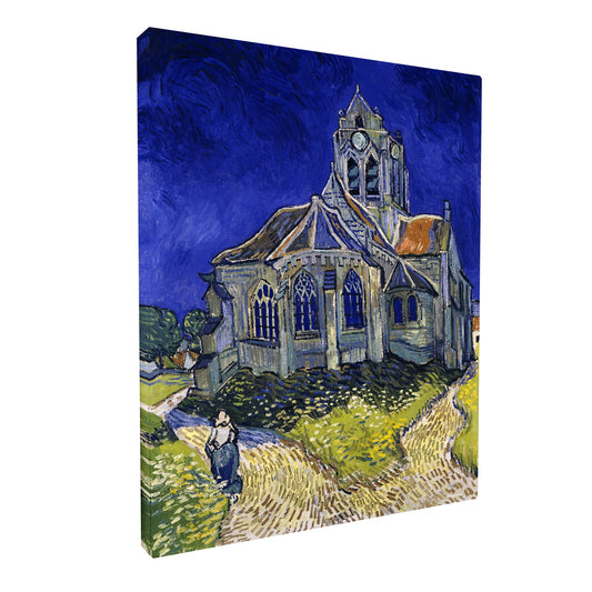 Vincent van Gogh - The Church at Auvers fine art Giclée canvas print, gallery wrapped and ready to hang