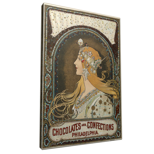 Alphonse Mucha - – Zodiac fine art Giclée canvas print, gallery wrapped and ready to hang