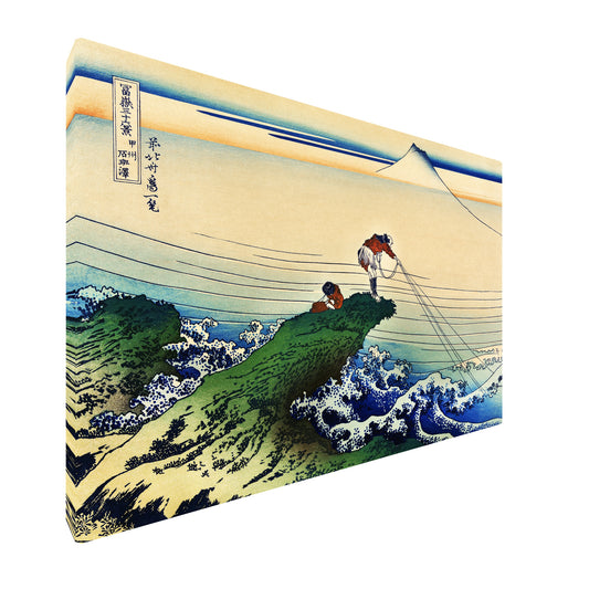 Katsushika Hokusai - Koshu Kajikazawa fine art Giclée canvas print, gallery wrapped and ready to hang