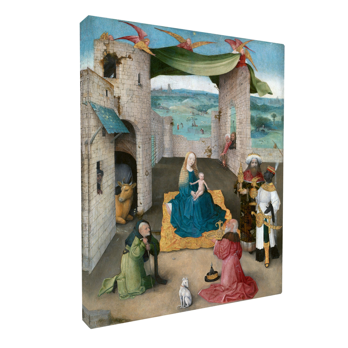 Hieronymus Bosch - Adoration of Magi fine art Giclée canvas print, gallery wrapped and ready to hang