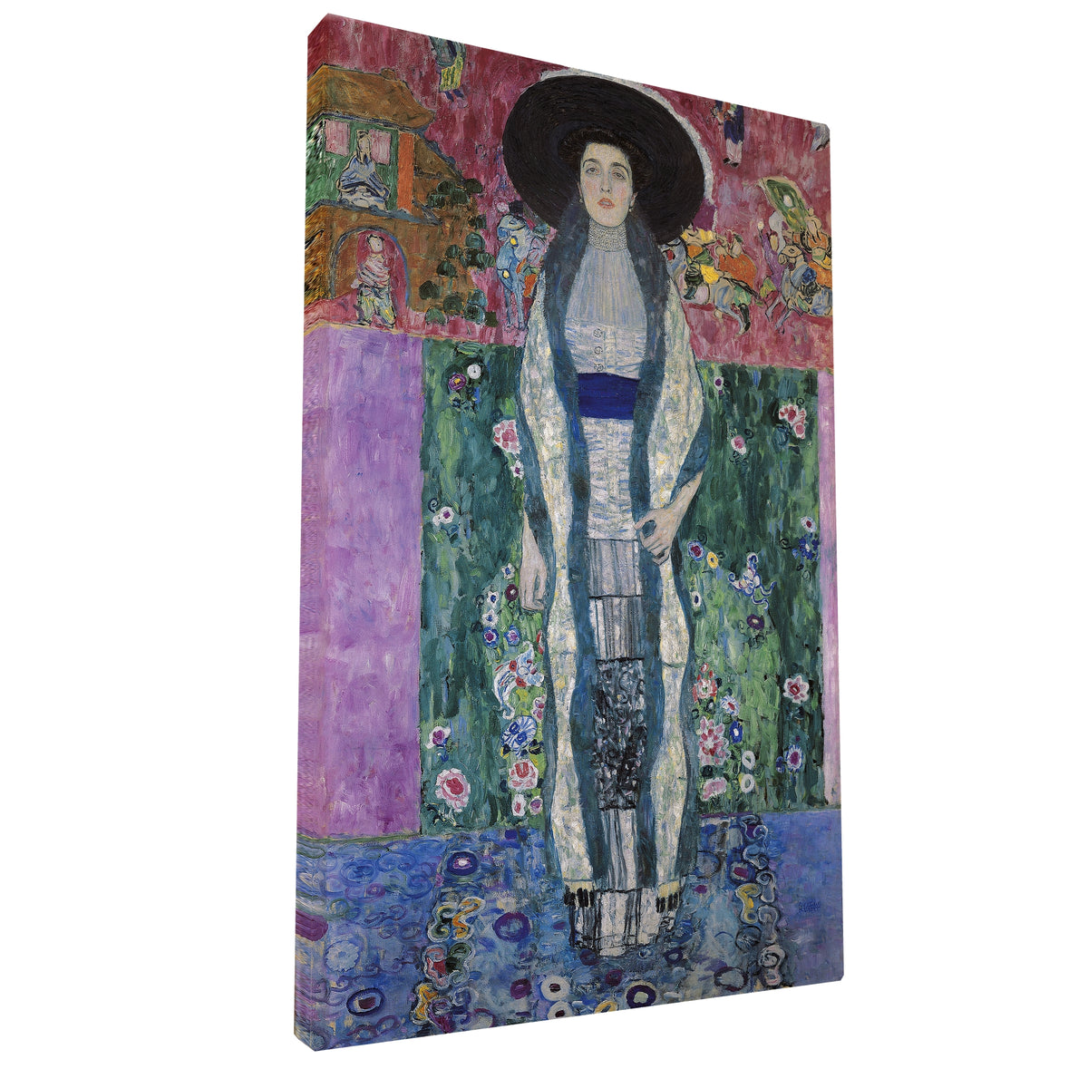 Gustav Klimt - Bloch Bauer II fine art Giclée canvas print, gallery wrapped and ready to hang
