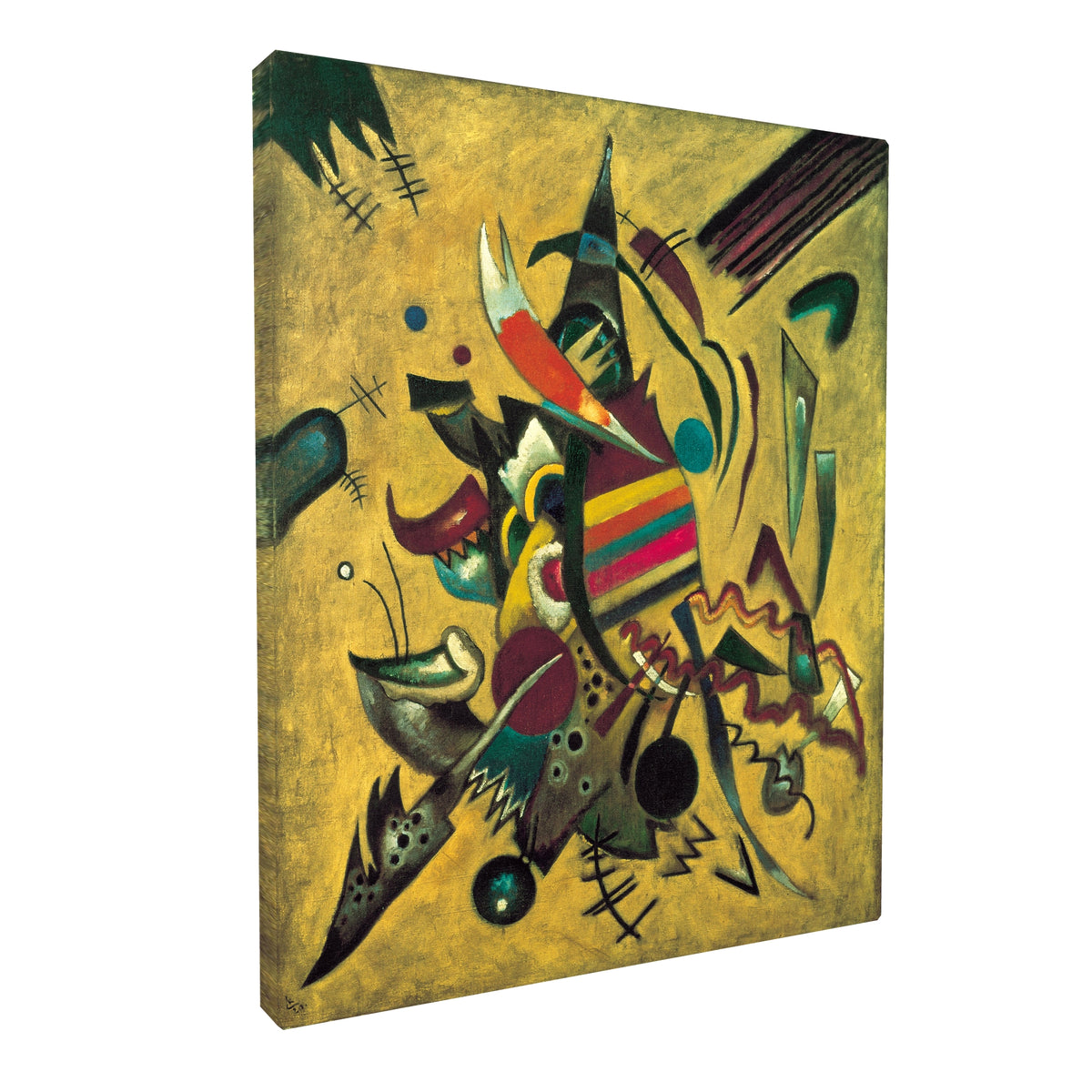 Wassily Kandinsky - Points fine art Giclée canvas print, gallery wrapped and ready to hang