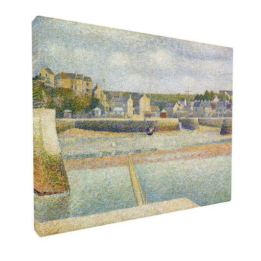 Georges Seurat - The Outer Harbor fine art Giclée canvas print, gallery wrapped and ready to hang