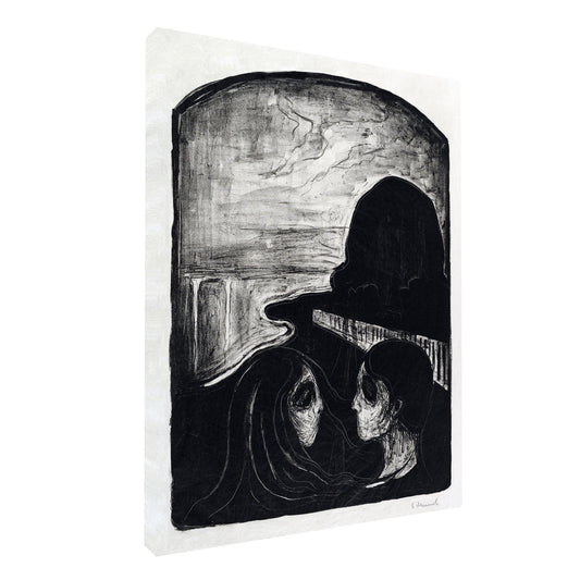 Edvard Munch - Attraction I fine art Giclée canvas print, gallery wrapped and ready to hang