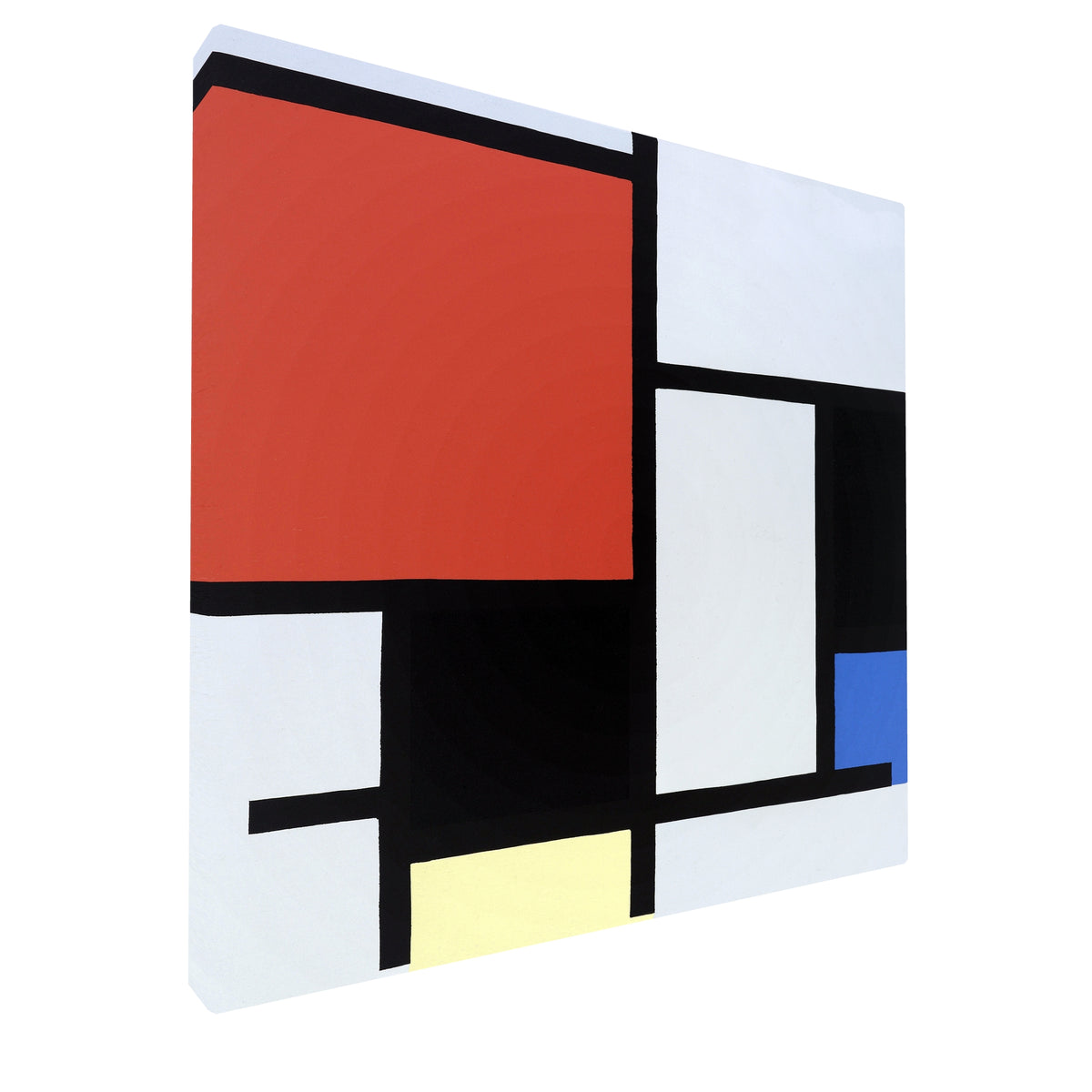 Piet Mondrian - Composition fine art Giclée canvas print, gallery wrapped and ready to hang