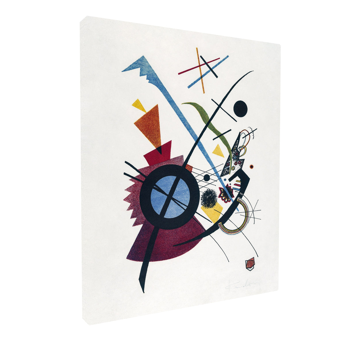 Wassily Kandinsky - Violet fine art Giclée canvas print, gallery wrapped and ready to hang