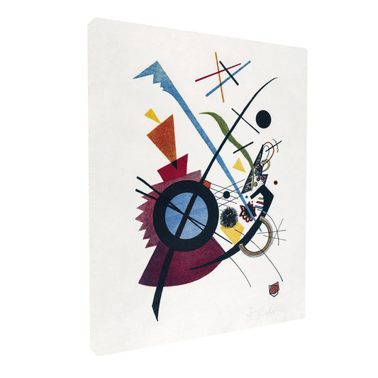 Wassily Kandinsky - Violet fine art Giclée canvas print, gallery wrapped and ready to hang