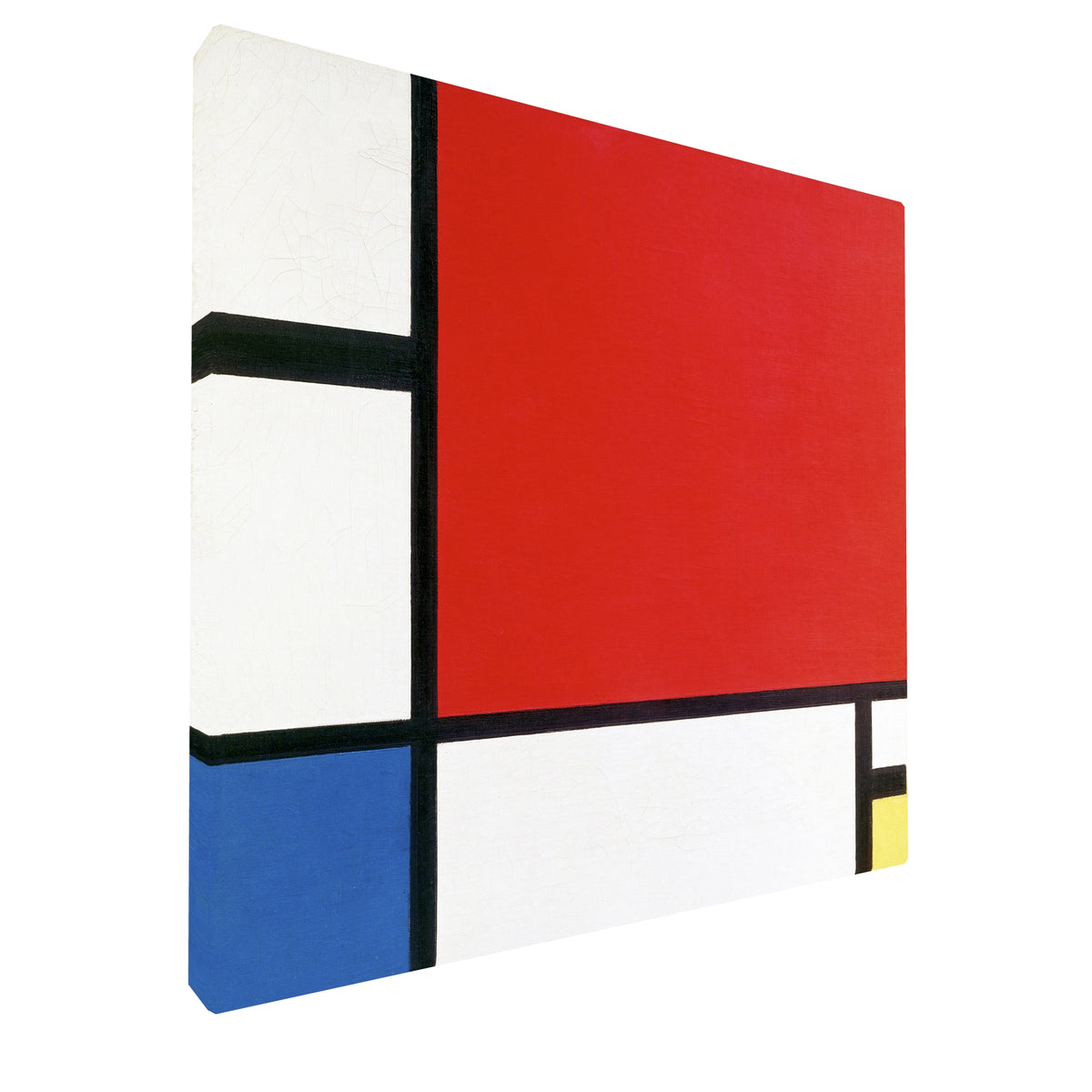 Piet Mondrian - Composition with Red, Blue and Yellow fine art Giclée canvas print, gallery wrapped and ready to hang