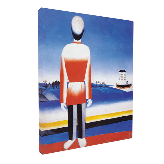 Kazimir Malevich - Man in Suprematist fine art Giclée canvas print, gallery wrapped and ready to hang