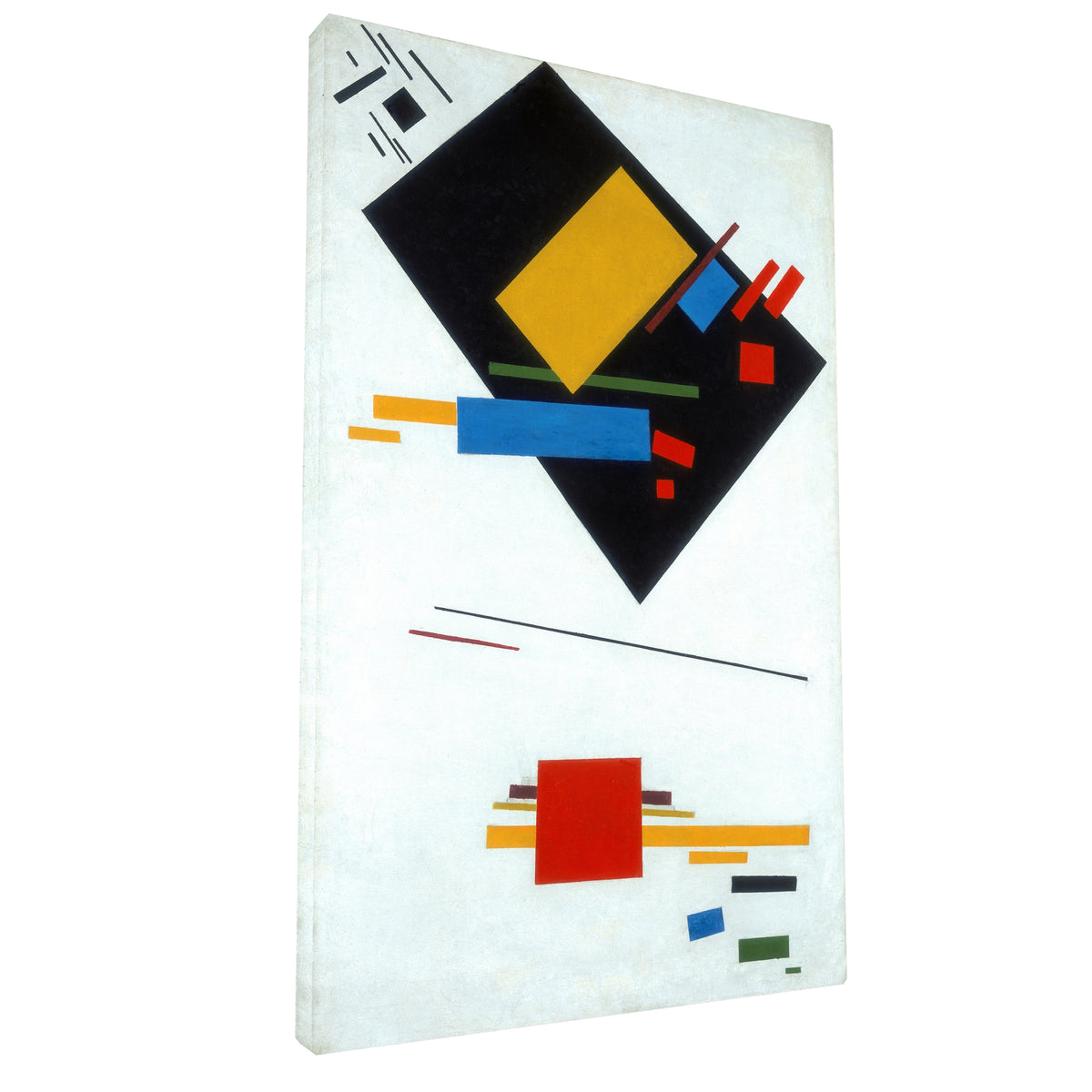 Kazimir Malevich - Suprematist Composition fine art Giclée canvas print, gallery wrapped and ready to hang