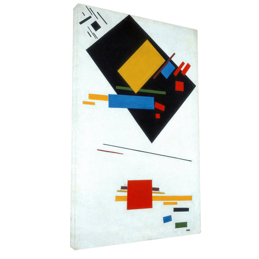 Kazimir Malevich - Suprematist Composition fine art Giclée canvas print, gallery wrapped and ready to hang