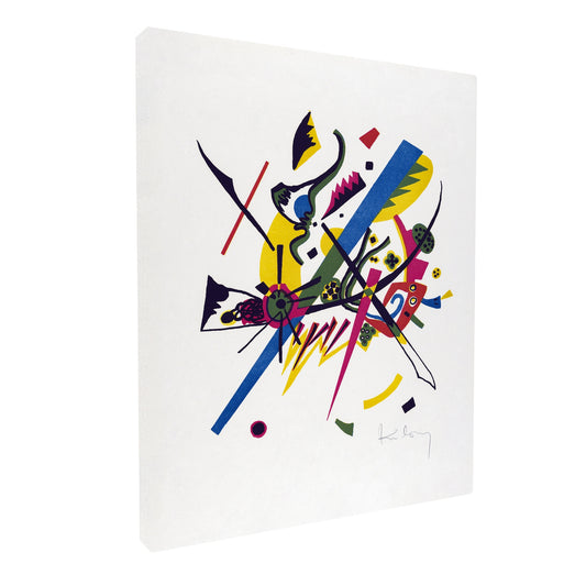 Wassily Kandinsky - Small Worlds I fine art Giclée canvas print, gallery wrapped and ready to hang