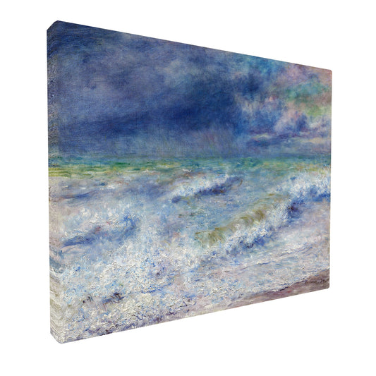 Pierre-Auguste Renoir - Seascape fine art Giclée canvas print, gallery wrapped and ready to hang
