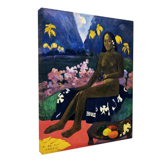 Paul Gauguin - Seed of the Areoi fine art Giclée canvas print, gallery wrapped and ready to hang