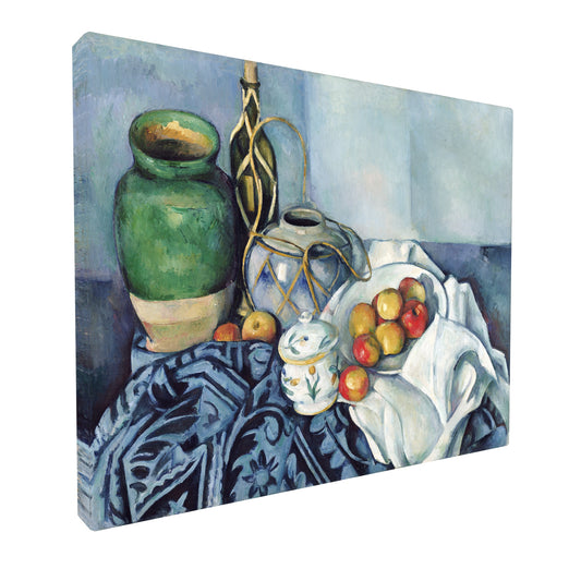 Paul Cézanne - Still Life with Apples fine art Giclée canvas print, gallery wrapped and ready to hang