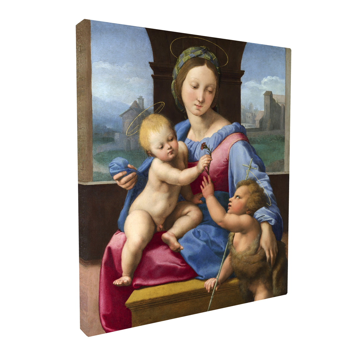 Raphael - Madonna and Child fine art Giclée canvas print, gallery wrapped and ready to hang