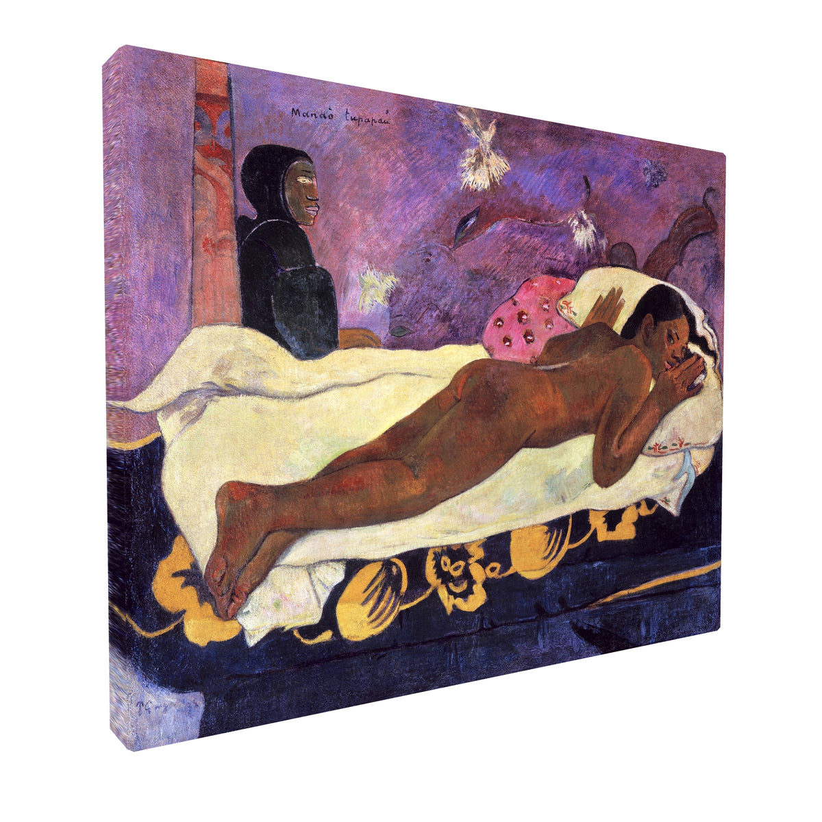 Paul Gauguin - Spirit of the Dead Keeps Watch fine art Giclée canvas print, gallery wrapped and ready to hang