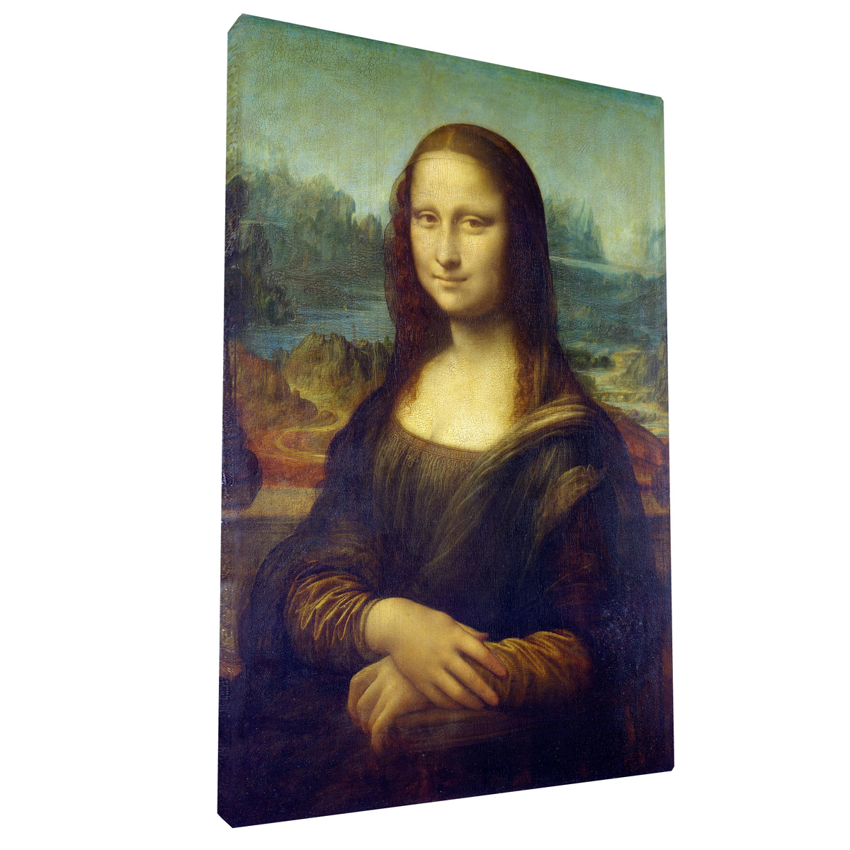 Leonardo Da Vinci - Monalisa fine art Giclée canvas print, gallery wrapped and ready to hang