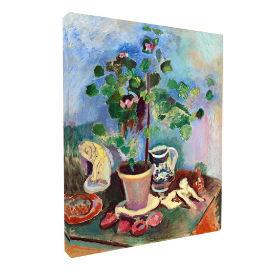 Henri Matisse - Geranium fine art Giclée canvas print, gallery wrapped and ready to hang