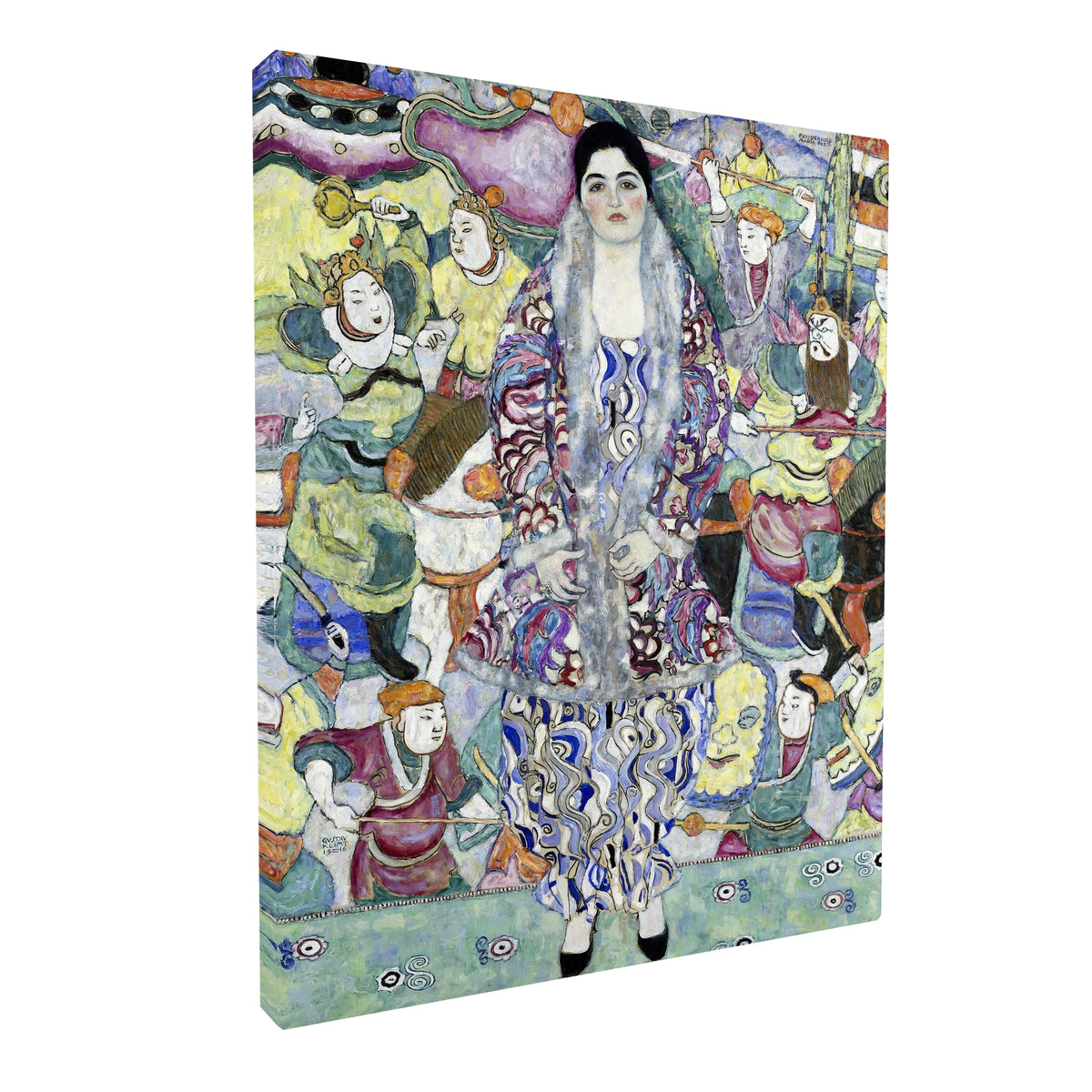 Gustav Klimt - Friederike Beer fine art Giclée canvas print, gallery wrapped and ready to hang