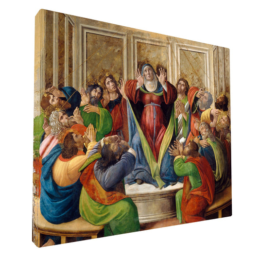 Sandro Botticelli - Descent of the Holy Spirit fine art Giclée canvas print, gallery wrapped and ready to hang