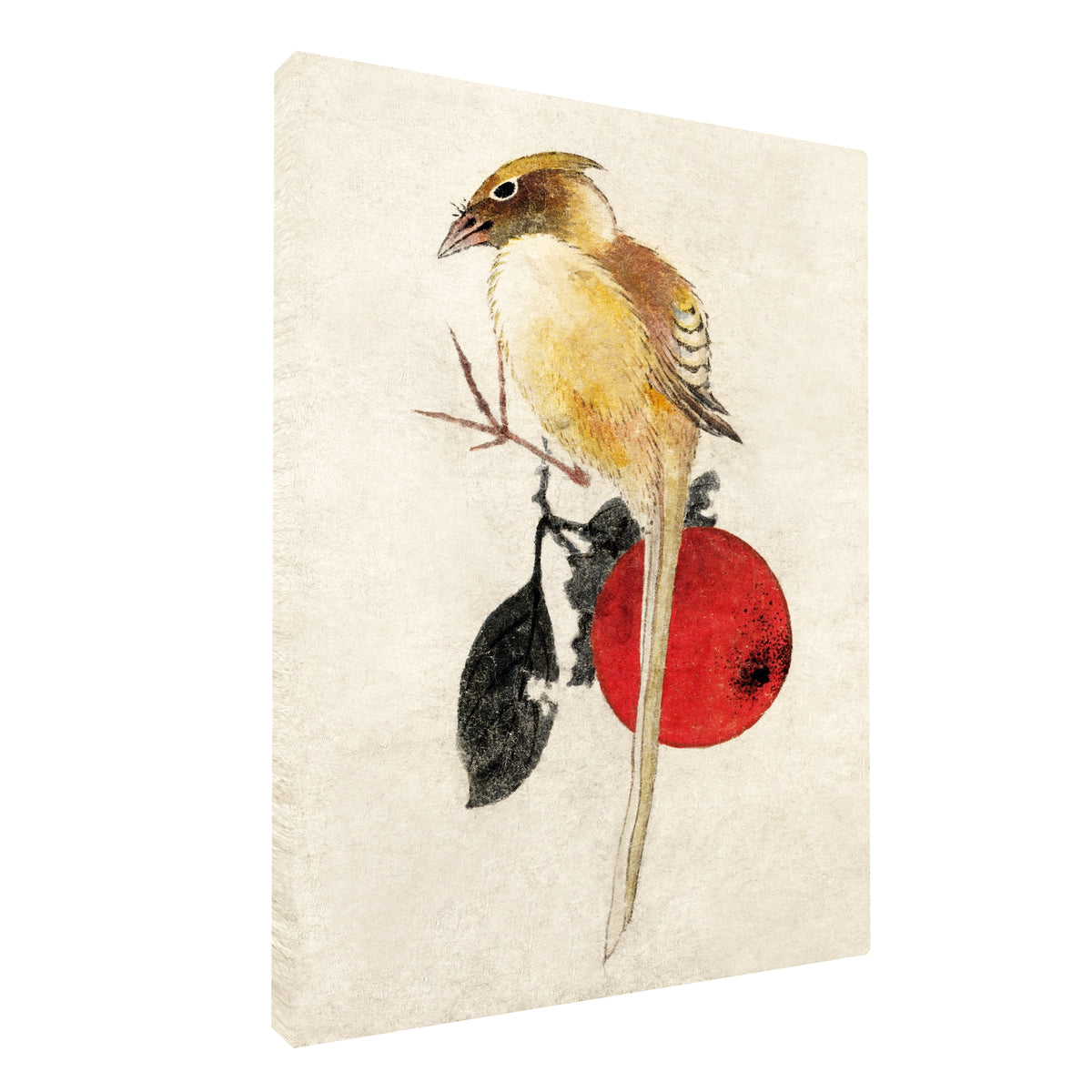 Katsushika Hokusai - Bird fine art Giclée canvas print, gallery wrapped and ready to hang