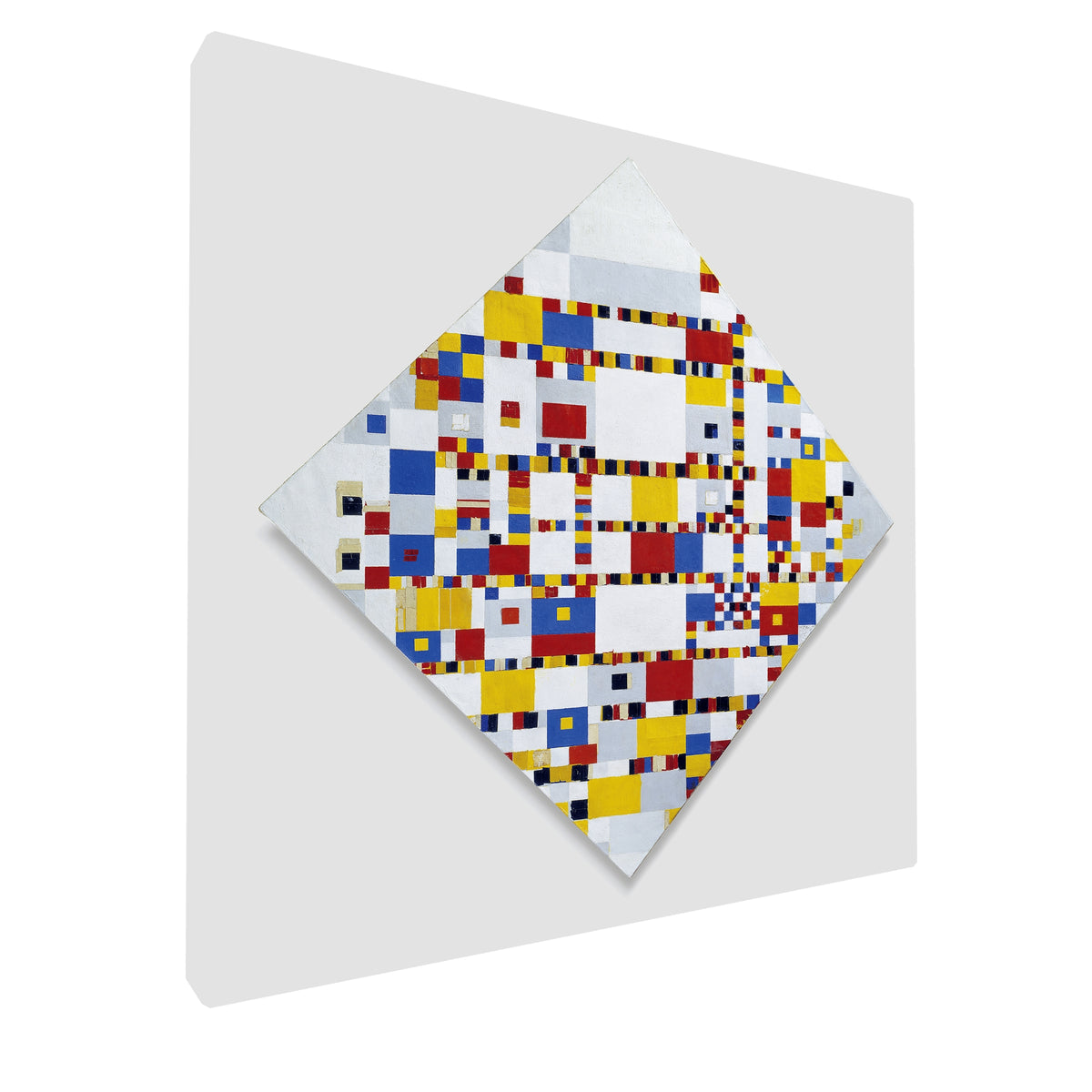 Piet Mondrian - Victory Boogie Woogie fine art Giclée canvas print, gallery wrapped and ready to hang