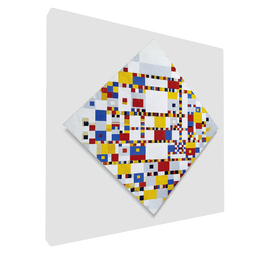 Piet Mondrian - Victory Boogie Woogie fine art Giclée canvas print, gallery wrapped and ready to hang