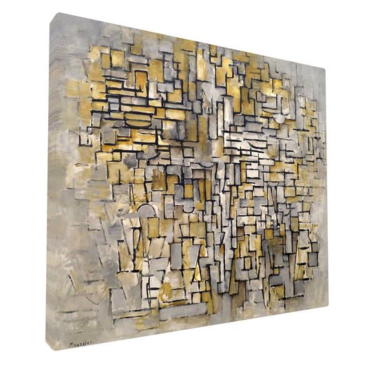 Piet Mondrian - Tableau No 2 Composition VII fine art Giclée canvas print, gallery wrapped and ready to hang