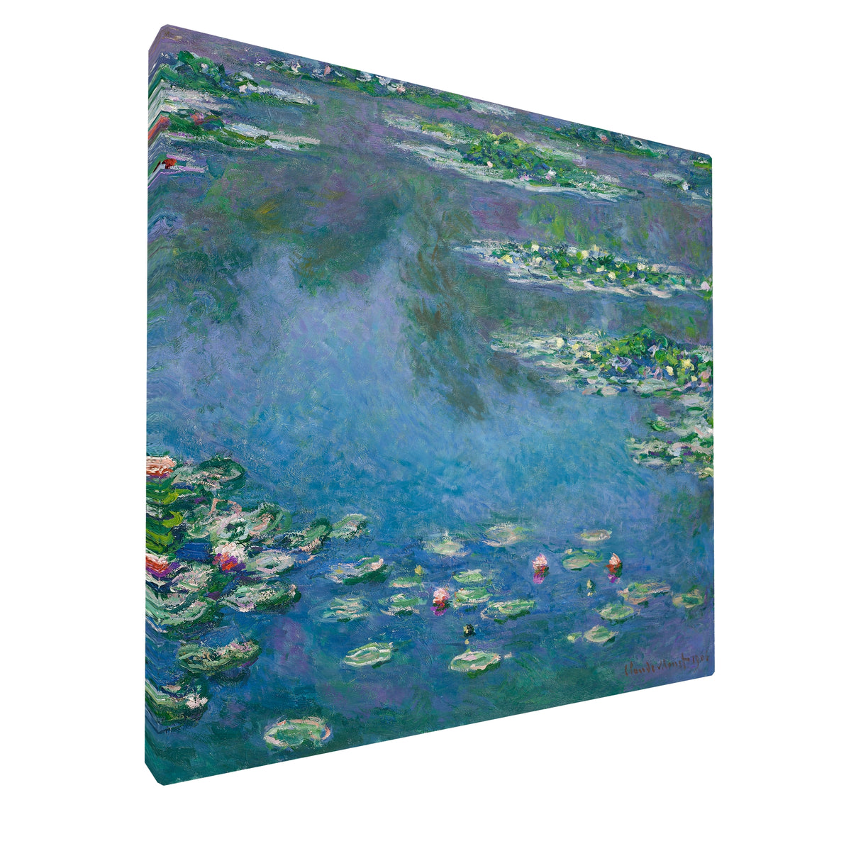 Claude Monet - Water Lilies 1906 fine art Giclée canvas print, gallery wrapped and ready to hang