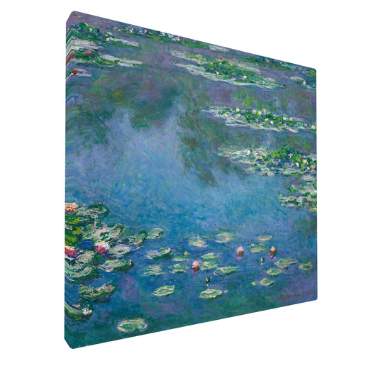Claude Monet - Water Lilies 1906 fine art Giclée canvas print, gallery wrapped and ready to hang
