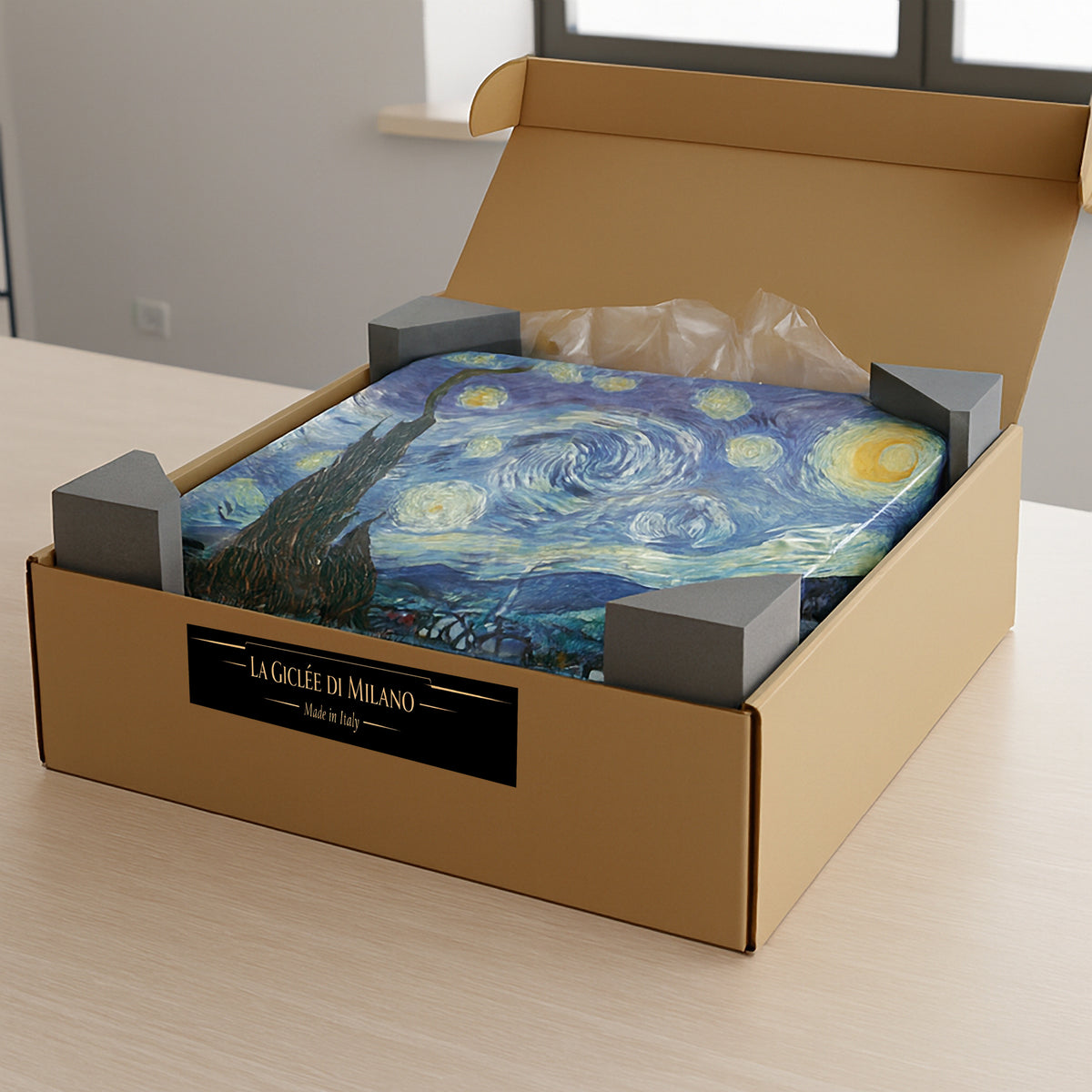 Protective shipping packaging for Ivan Aivazovsky - Shipwreck Giclée canvas print